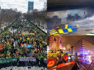 Slika od Nastavljaju se prosvjedi poljoprivrednika: Neredi u Bruxellesu