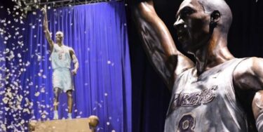 Slika od Otkriven kip Kobea Bryanta ispred dvorane u Los Angelesu! Jedan detalj možda niste primijetili