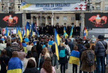 Slika od Proukrajinski skup u Zagrebu: Ukrajina brani slobodu zapada
