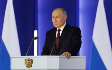 Slika od Putin upozorio na opasnost od nuklearnog rata, kaže da može napasti zapadne ciljeve