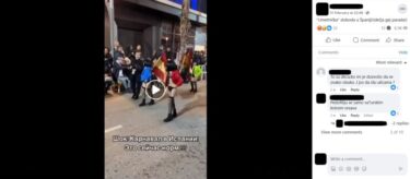 Slika od Snimka prikazuje karnevalsku povorku, a ne dječju gay paradu u Španjolskoj