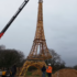 Slika od Uoči Olimpijskih igara izgradili repliku Eiffelova tornja od recikliranog drva
