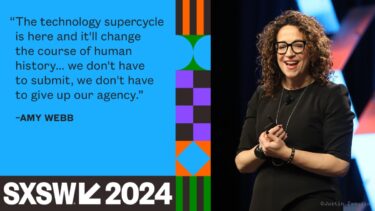 Slika od Amy Webb na SXSW-u: U tehnološkom smo superciklusu nakon kojeg svijet više neće biti isti