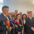 Slika od HDZ i partneri predali liste. Plenković: Želimo snažniju borbu protiv korupcije!