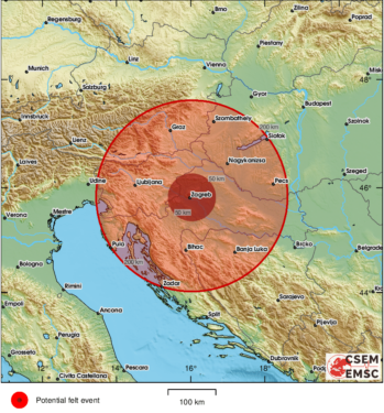 Slika od Hrvati masovno prijavljivali potres za kojeg EMSC tvrdio da ga nije bilo: Sad su objavili magnitudu