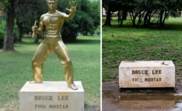 Slika od Oglasio se MUP HNŽ: Kip Brucea Leeja je prepilan i ukraden