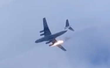Slika od Ruski vojni zrakoplov Iljušin IL-76 srušio se sjeveroistočno od Moskve