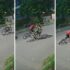 Slika od Snimljen frontalni sudar – klinaca na biciklima