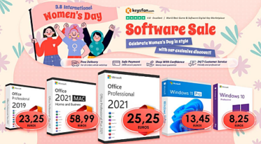 Slika od Veliko sniženje na Keysfanu povodom Dana žena: MS Office 2021 i Windows 11 već od 10 €!