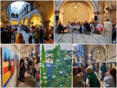 Slika od Dubrovački umjetnici podijelili svoj san o Gradu s publikom: otvorena izložba posvećena svetom Ivanu Pavlu II., počasnom građaninu Dubrovnika