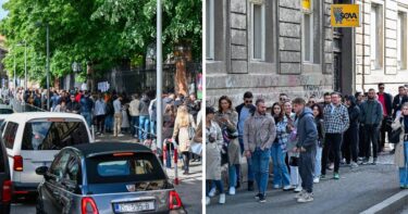 Slika od FOTO Pogledajte ogroman red na biralištu u Zagrebu