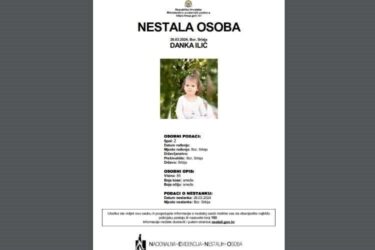 Slika od Informaciju o dvogodišnjoj djevojčici Danki Ilić koja je nestala u Srbiji možete dojaviti i hrvatskoj policiji