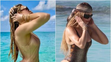 Slika od Instagram vs. stvarnost. Khloe Kardashian ponovno se igrala s filterima: ‘Ni voda više nije ista’