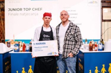 Slika od Ivano Grgić iz Ugostiteljske škole Opatija treći na METRO Junior Top Chef natjecanju