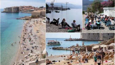Slika od Ljudi izašli na plaže: Uživaju u moru kao da je ljeto u Dalmaciji
