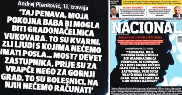 Slika od Nacional objavio snimku: “Na njoj Plenković vrijeđa Penavu i Most te medije”
