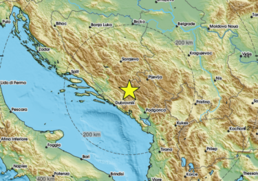 Slika od Novi jaki potres zatresao Crnu Goru, osjetio se i u Dubrovniku: ‘Dobro je zatreslo’