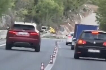 Slika od Pogibeljna vožnja kod tunela Učka: Pogledajte luđačke manevre ovog vozača!