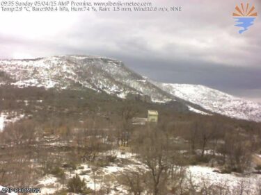 Slika od Pogledajte dalmatinsku planinu na današnji dan prije devet godina; bio je Uskrs, a temperatura svega 2,9 stupnjeva!