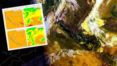 Slika od Saharski pijesak stiže već noćas nad Hrvatsku! DHMZ je objavio satelitske slike: ‘Pazite na UV…’