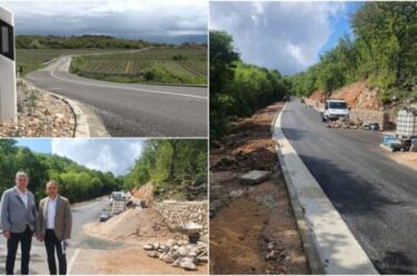 Slika od Uređuje se cesta u Vrbniku, predviđen je i koridor za bicikliste