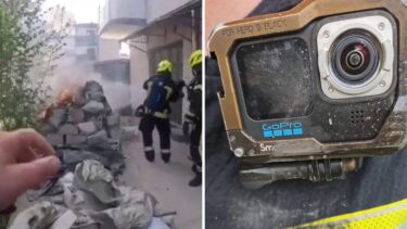 Slika od VIDEO Limenka eksplodirala u požaru u Zagrebu: Pogodila je vatrogasca, spasila ga kamera!