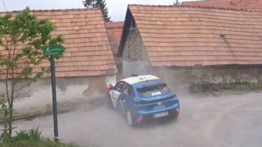 Slika od VIDEO Procurila snimka nesreće s WRC-a u Hrvatskoj: Mađarski dvojac zabio se u kuću…