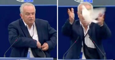 Slika od VIDEO Zastupnik u EU parlamentu pustio živu golubicu u znak mira, pogledajte