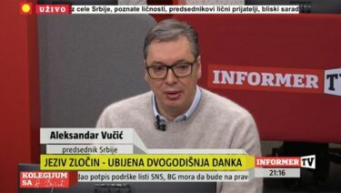 Slika od Vučić govorio o ubojstvu malene Danke pa sebe prikazao kao najveću žrtvu