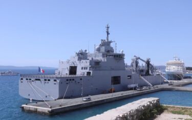 Slika od FOTO: Impresivan brod Francuske mornarice stigao u Split