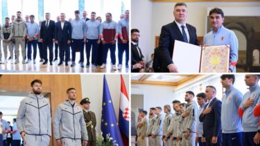 Slika od FOTO Predsjednik Milanović odlikovao hrvatsku nogometnu reprezentaciju i izbornika Dalića