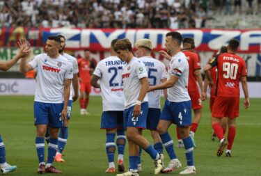 Slika od Ivan Perišić kapetan Hajduka u slavlju protiv Gorice