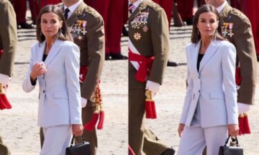 Slika od Kraljica Letizia ne izlazi iz odijela, a sada je spojila i dva vruća trenda