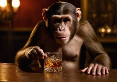 Slika od Majmun udarao po viskiju pa pijan redao gradom žrtve, kažu da se ne zna nositi s ljubomorom