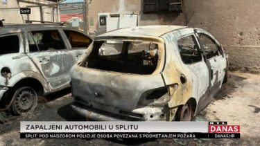 Slika od Na području Stinica u Splitu podmetnut požar: Zahvatio je dva osobna vozila