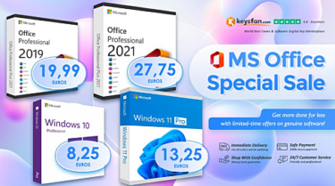 Slika od Najbolji trenutak za kupovinu softvera: Microsoft Office 2021 od 17€ i Windows 11 od 10 € na Keysfanu!
