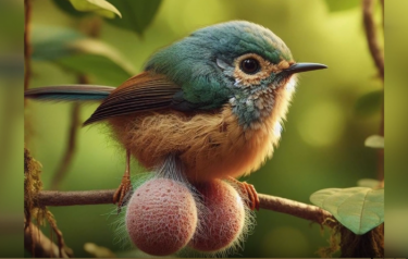 Slika od Ne gradi gnijezdo i ne liježe jaja. Ova ptica s Madagaskara ne postoji?