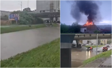 Slika od Nevrijeme doslovno potopilo Karlovac, stižu nestvarni prizori: Zapalila se kuća, padala je i tuča