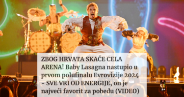 Slika od Ovako srpski mediji pišu o Lasagninom nastupu: “Zbog Hrvata skače cijela Arena”