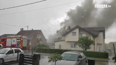 Slika od Pogledajte dramatičnu snimku jučerašnje eksplozije u Karlovcu