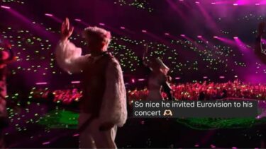 Slika od Pogledajte publiku dok Baby Lasagna pjeva: ‘Pa on je pozvao Eurosong na svoj koncert’!