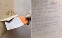 Slika od Pronašla je skrivenu poruku prijašnjih vlasnika kuće kada je skinula tapete: ‘Upozorili su me’