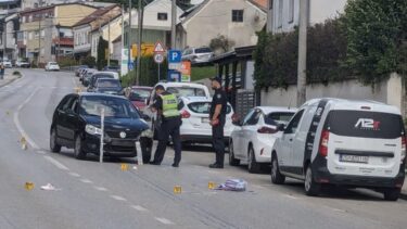 Slika od RTL u Sv. Ivanu Zelini gdje je auto naletio na djevojčicu: ‘Istrčala je’