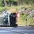 Slika od Teška nesreća na Jadranskoj magistrali: Automobil smrskan, prevrnuo se na bok. Jedna je osoba ozlijeđenaImage