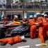 Slika od Veliki sudar na startu VN Monaca: Perezov bolid potpuno smrskan