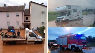 Slika od VIDEO Drama u Istri: Obilna kiša poplavila je ceste u Novigradu, na teren su izašli i vatrogasci!