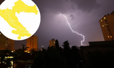 Slika od Za cijelu Hrvatsku izdan meteoalarm, dolazi grmljavinsko nevrijeme