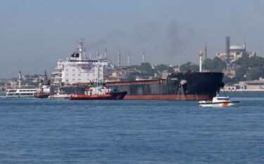 Slika od Zatvoren Bosporski tjesnac, nasukan teretni brod iz Ukrajine