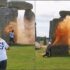Slika od Eko teroristi oštetili britanski Stonehenge: Pogledajte što su napravili od povijesne strukture