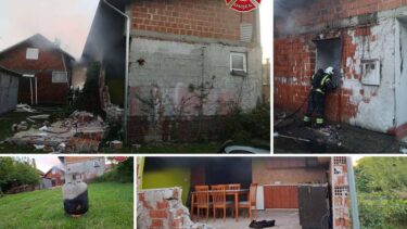 Slika od Eksplozija u kući u Josipovcu: Srušio se zid i sve se zapalilo, muškarac (53) ozlijeđen